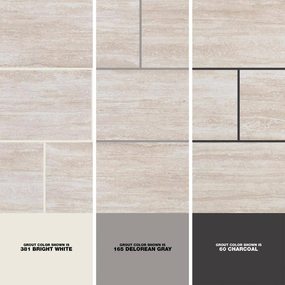 Daltile Glendale Ivory Matte 12 in. x 24 in. Glazed Porcelain Floor and Wall Tile (15.6 sq. ft./Case)