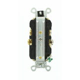 Leviton 20 Amp Commercial Grade Duplex Outlet, Ivory (125V, NEMA 5-20R)