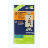 Leviton 15 Amp Self-Test SmartlockPro Slim Duplex GFCI Outlet, Ivory