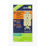 Leviton 15 Amp 125-Volt Duplex SmarTest Self-Test SmartlockPro Tamper-Resistant GFCI Outlet, Ivory