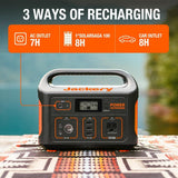 Jackery 500-Watt Continuous/100-Watt Peak Output Power Station Explorer 550 Push Button Start Battery Generator for Outdoors