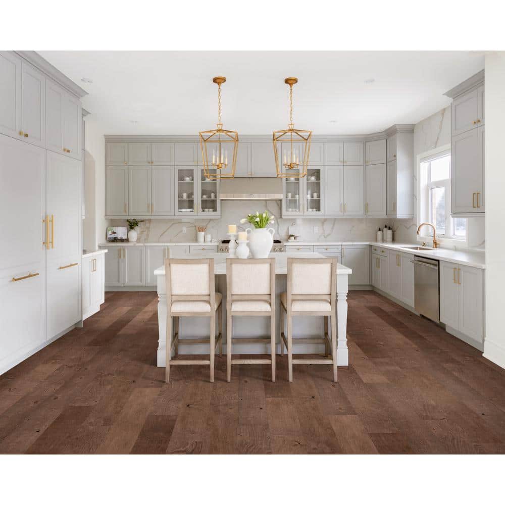 ASPEN FLOORING Jackson Birch 3/8 in. T x 6.5 in. W Tongue and Groove Light Distressed Engineered Hardwood Flooring (43.58 sq. ft./case)