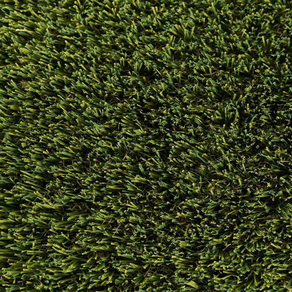 TURF DISTRIBUTORS Eco 94 Jade + Olive Green 15 ft. Wide x Cut to Length Artificial Grass Carpet