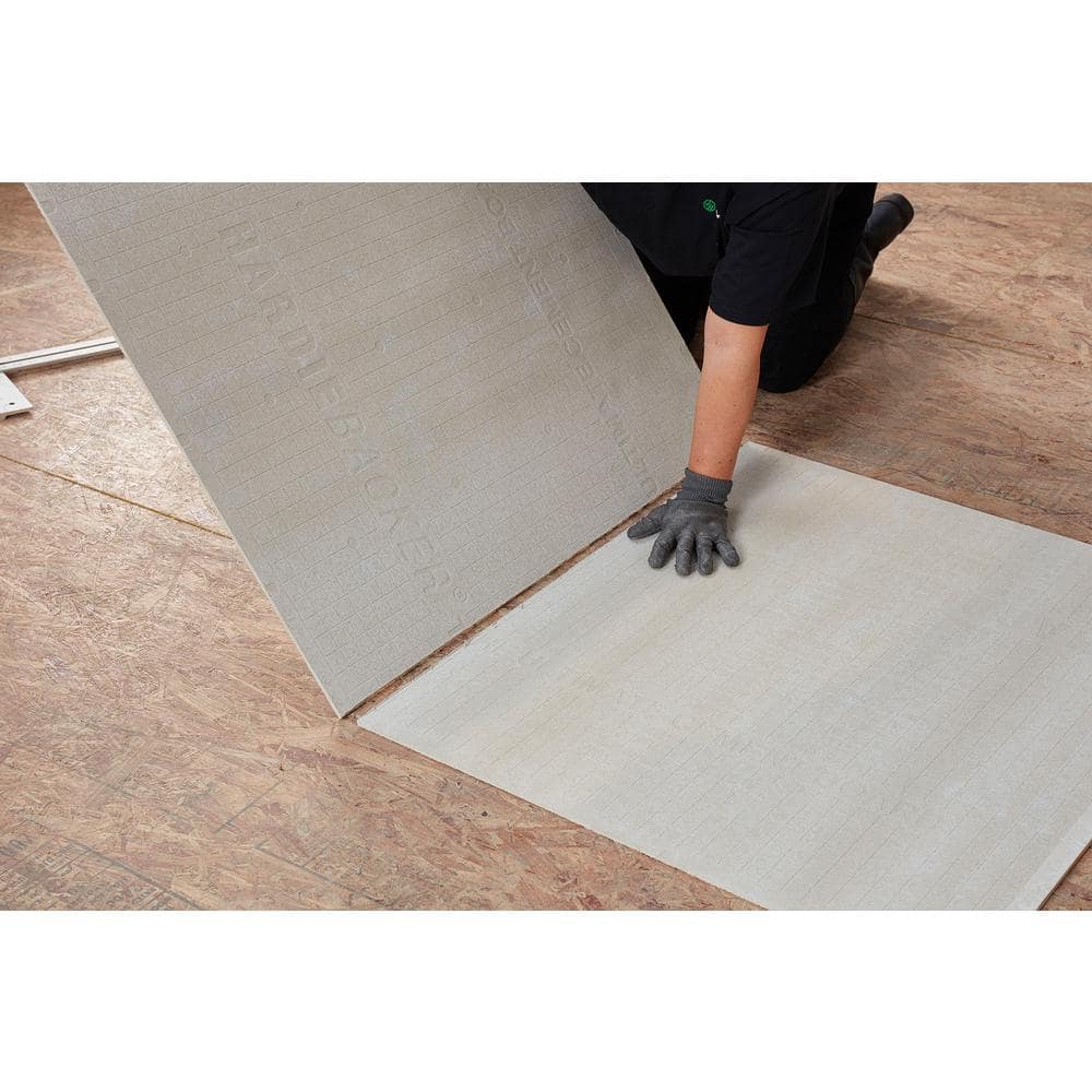 James Hardie HardieBacker 1/4 in. x 4 ft. x 8 ft. Cement Backerboard