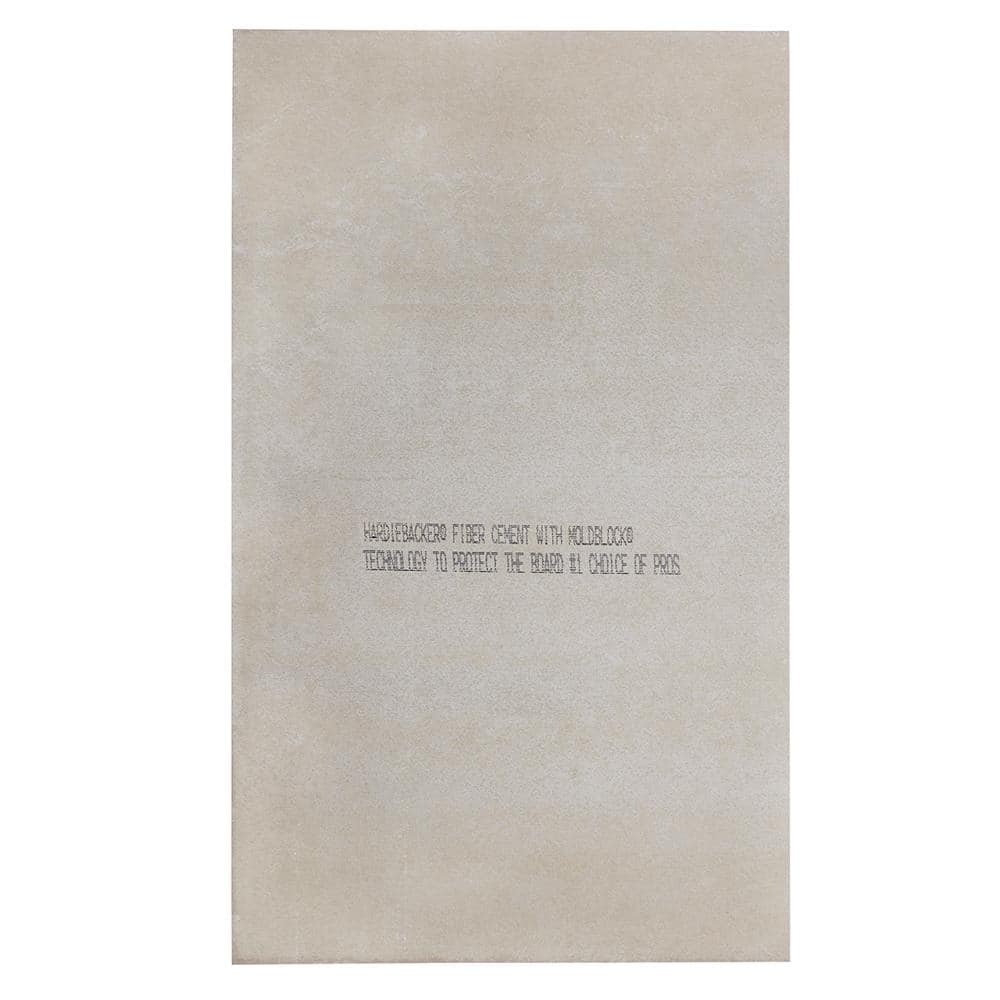 James Hardie HardieBacker 1/2 in. x 3 ft. x 5 ft. Cement Backerboard