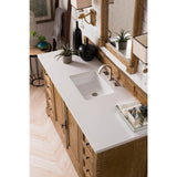 James Martin Vanities Providence 60" Driftwood Bathroom Vanity with Quartz Top