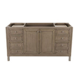 James Martin Vanities Chicago 60" Single Bath Vanity with Carrara Marble Top