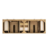 James Martin Vanities Breckenridge 72" Bathroom Vanity in Light Oak with Quartz Top