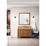 James Martin Vanities Brittany 48" Bathroom Vanity in Saddle Brown with Quartz Top