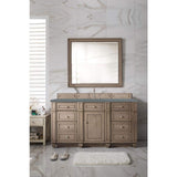 James Martin Vanities Bristol 60" Bathroom Vanity Cabinet in Whitewashed Walnut
