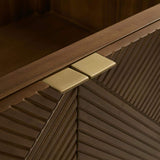 James Martin Vanities Marcello 72" Double Bath Vanity Cabinet in Chestnut, Floating Design