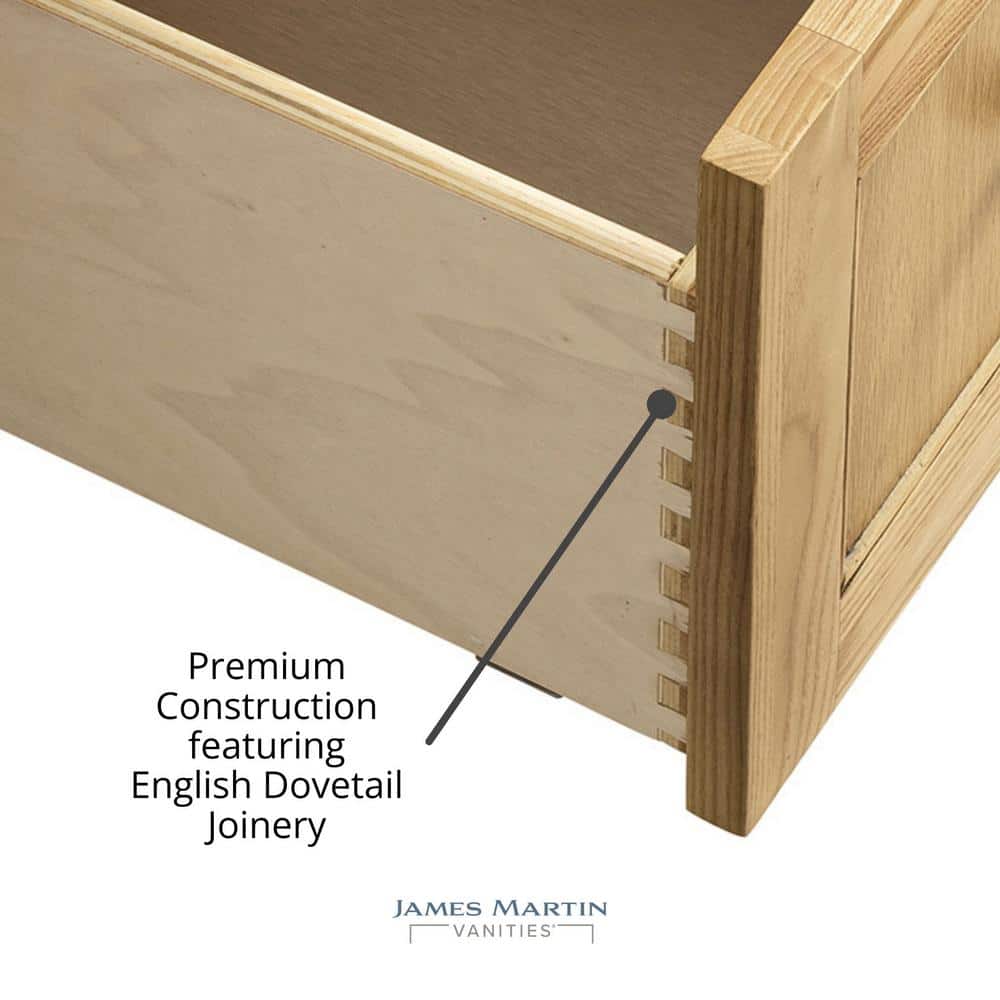 James Martin Vanities Marcello 72" Double Bath Vanity Cabinet in Chestnut, Floating Design