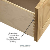James Martin Vanities Marcello 72" Double Bath Vanity Cabinet in Chestnut, Floating Design