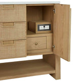 James Martin Vanities Solene 48-Inch Single Bath Vanity Cabinet Without Top in Seaside Oak
