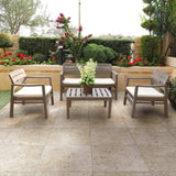Sample – Pietra Jerusalem Beige 6 in. x 6 in. x 0.75 in. Stone-Look Porcelain Paver