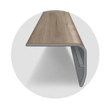 Performance Accessories Bronze 1.32 in. T x 1.88 in. W x 78.7 in. L Vinyl Stair Nose Molding