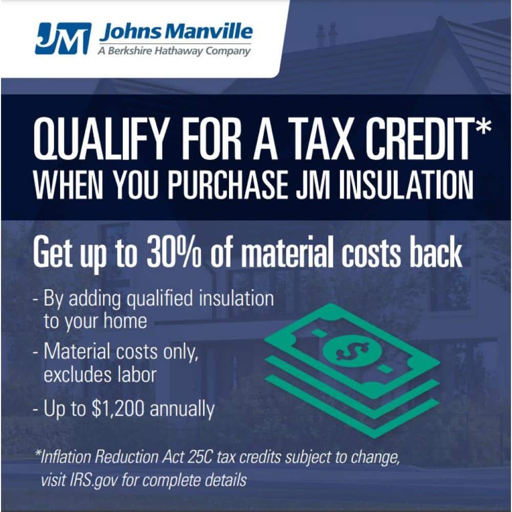 JM (Johns Manville) R-13 Kraft Faced Fiberglass Insulation Roll, 15 in. x 32 ft. (40 sq. ft.)