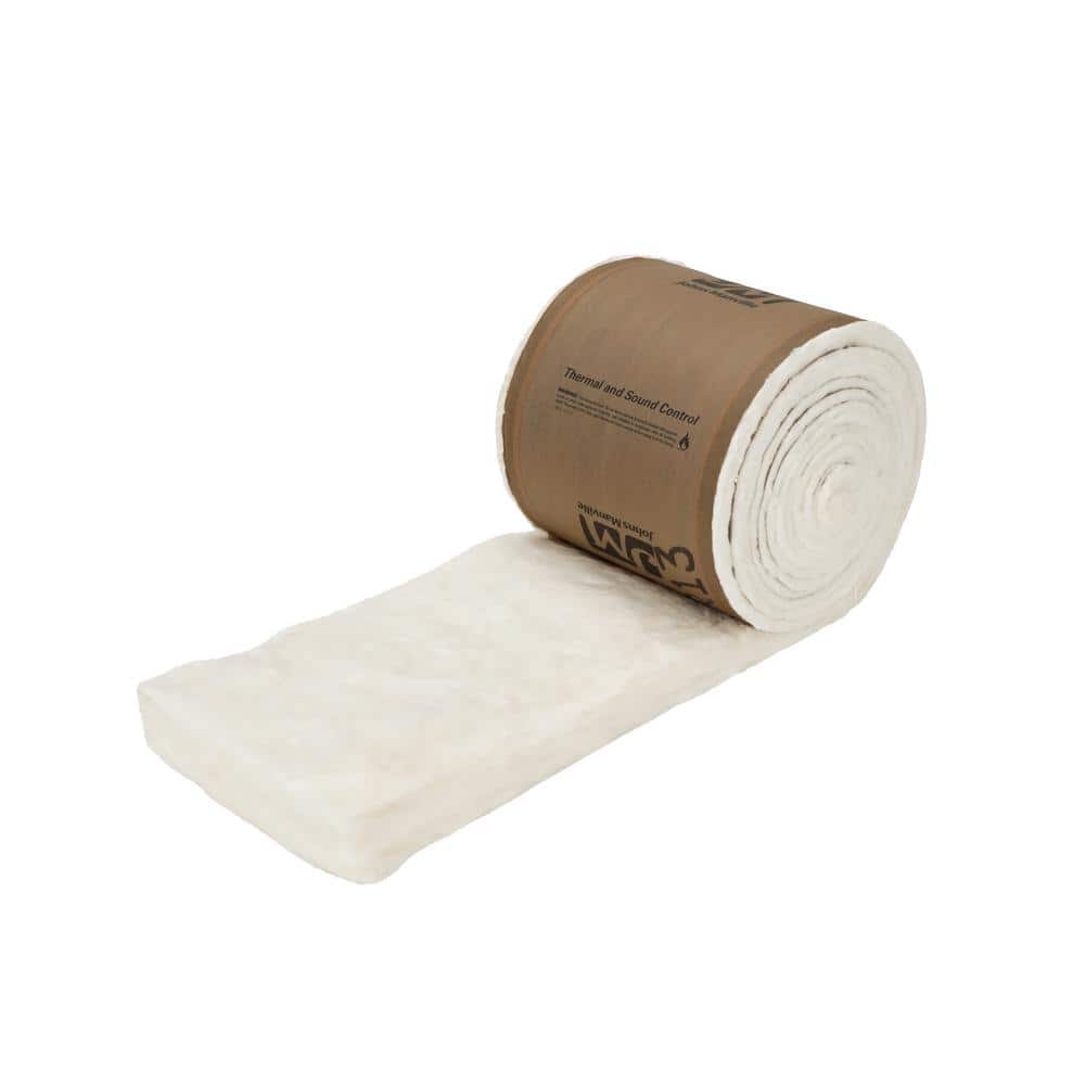 JM (Johns Manville) R-13 Kraft Faced Fiberglass Insulation Roll, 15 in. x 32 ft. (40 sq. ft.)