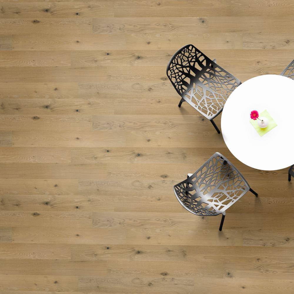 A&A Surfaces Woodridge Jolie Oak 0.28 in. x 6.5 in. Waterproof Wire Brushed Engineered Hardwood Flooring (1040.16 sq. ft./pallet)