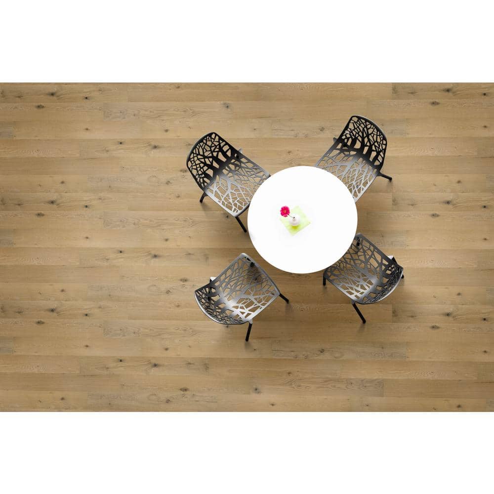A&A Surfaces Woodridge Jolie Oak 0.28 in. x 6.5 in. Waterproof Wire Brushed Engineered Hardwood Flooring (1040.16 sq. ft./pallet)