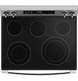 GE 30 in. 5.3 cu. ft. Electric Range with Self-Cleaning Convection Oven in Stainless Steel