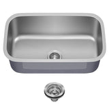 KRAUS Premier Undermount Stainless Steel 31 1/2 in. Single Bowl Kitchen Sink (KBU14)