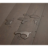 Sure+ Khaki Brown Oak White Oak 1/4 in. T x 6.5 in. W Click Lock Wire Brushed Engineered Hardwood Flooring (21.7 sq.ft./case)