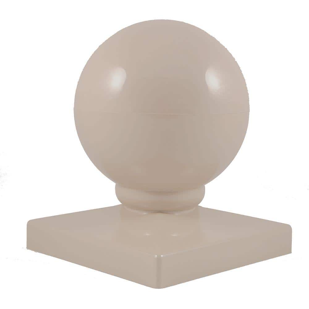Weatherables 5 in. x 5 in. Khaki Vinyl Ball Post Cap