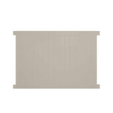Weatherables Savannah 5 ft. H x 8 ft. W Khaki Vinyl Privacy Fence Panel Kit