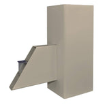 Weatherables Huntington 5 ft. H x 6 ft. W Khaki Vinyl Semi-Privacy Fence Panel Kit