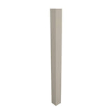 Weatherables 4 in. x 4 in. x 7 ft. Khaki Vinyl Fence Blank Post