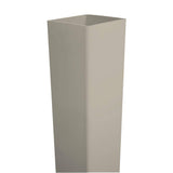 Weatherables 5 in. x 5 in. x 8 ft. Khaki Vinyl Fence Blank Post