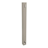 Weatherables 4 in. x 4 in. x 7 ft. Khaki Vinyl Fence Corner Post