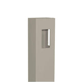 Weatherables 4 in. x 4 in. x 7 ft. Khaki Vinyl Fence Corner Post