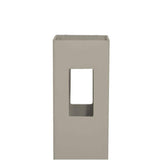 Weatherables 4 in. x 4 in. x 7 ft. Khaki Vinyl Fence Line Post