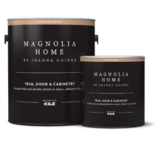 Magnolia Home by KILZ Semi-Gloss True White Cabinet & Trim Paint, Interior, 1 Gallon
