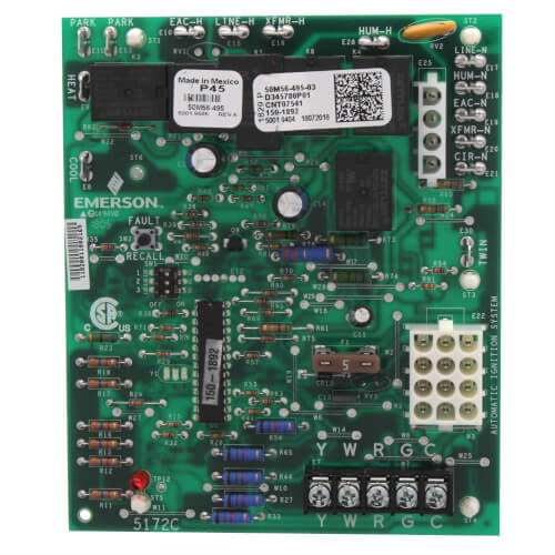 Trane KIT18110 control board - front view (Product Type: Control Board)