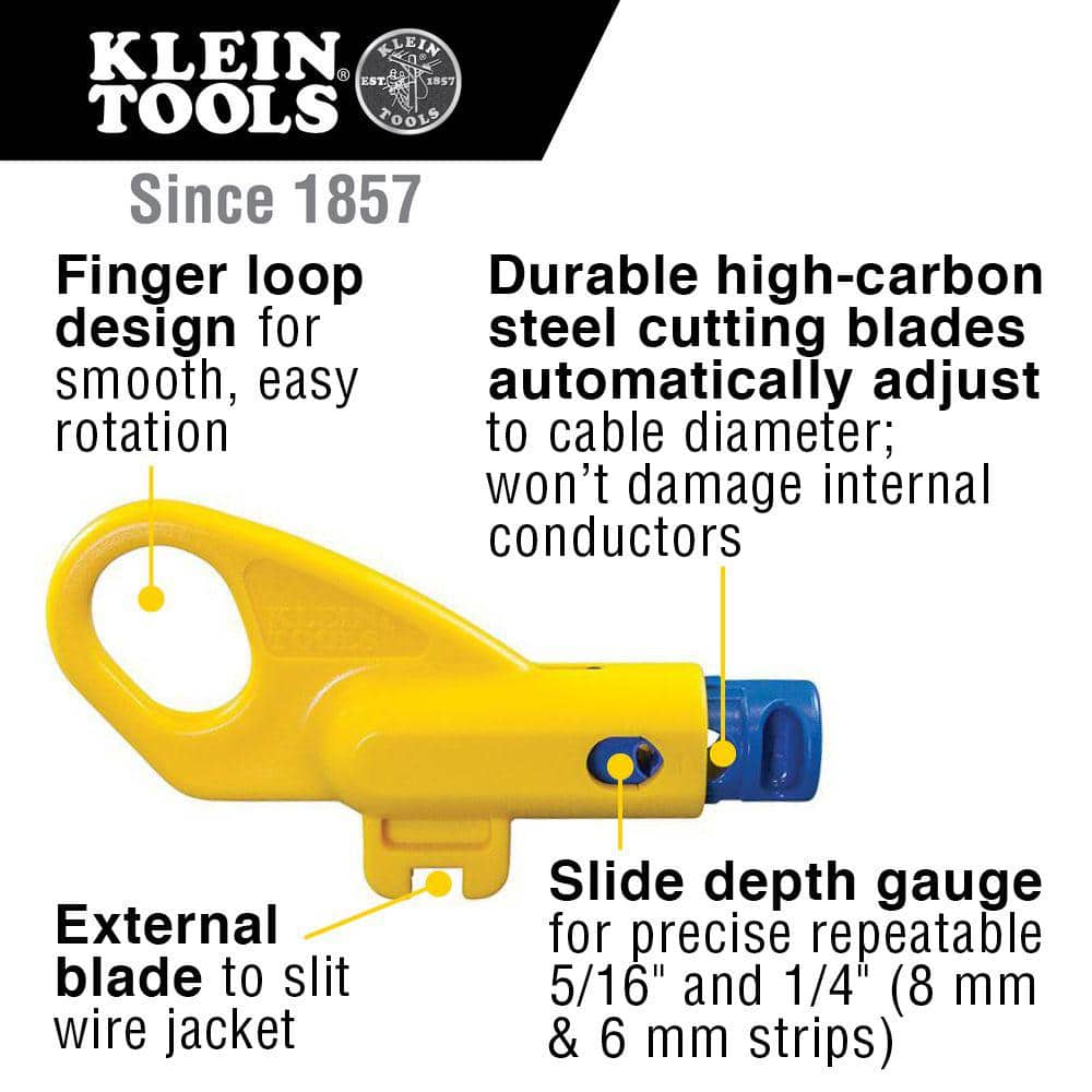 Klein Tools Twisted Pair Installation Tool Set with Zipper Pouch, Model VDV026-212