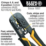 Klein Tools Twisted Pair Installation Tool Set with Zipper Pouch, Model VDV026-212