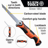 Klein Tools 5.2 in. Folding Drywall Jab Saw with Comfort Grip Handle, Model 31737