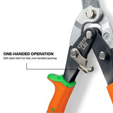 Klein Tools 1201R Right-Cut Aviation Snips with Wire Cutter, 1.5 in Blade