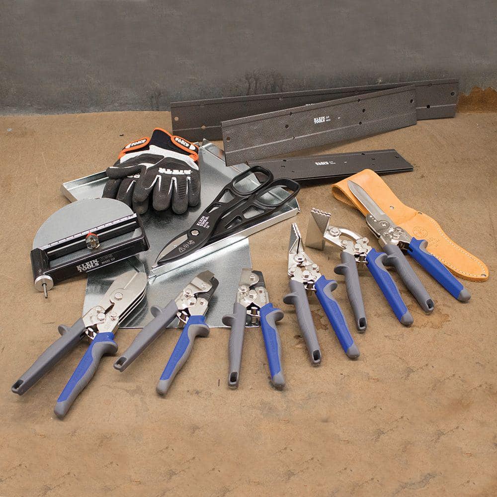 Klein Tools 12 in. Tin Snips, 3.5 in Blades, Replaceable High-Carbon Cutting Edges (Model 89556)