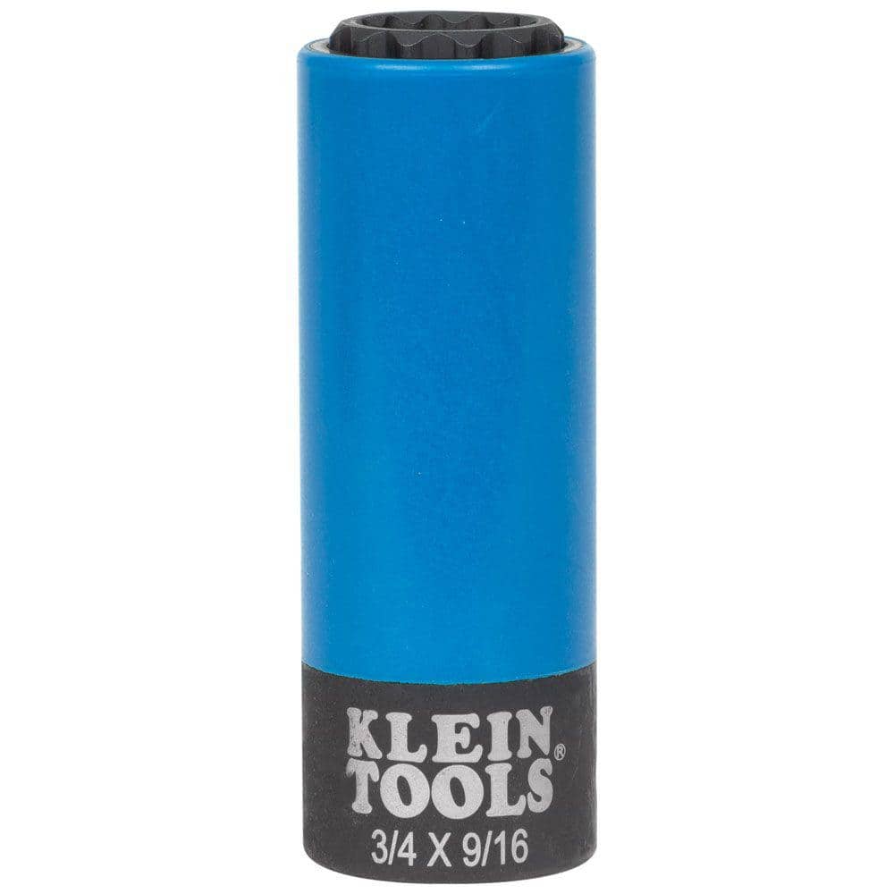1/2 in. Drive 2-in-1 Impact Socket 12-Point 3/4 in. and 9/16 in.
