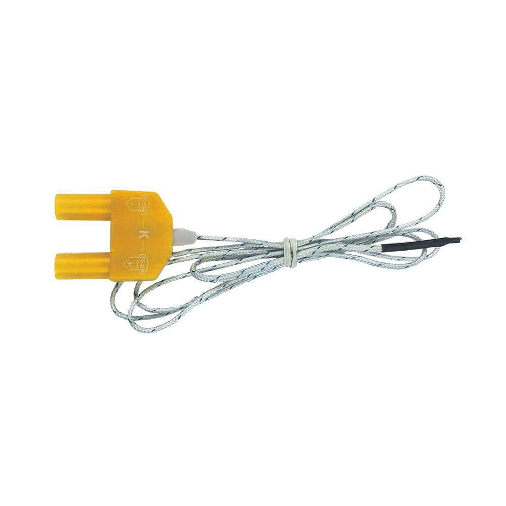 Klein Tools Replacement K‑Type Thermocouple, Banana Plug, 40 in Length (Model 69028)