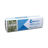 Knauf Insulation R-15 EcoBatt Kraft Faced Fiberglass Insulation Batt, High Density, 3-1/2" x 15" x 93", 67.81–77.5 sq. ft. Coverage