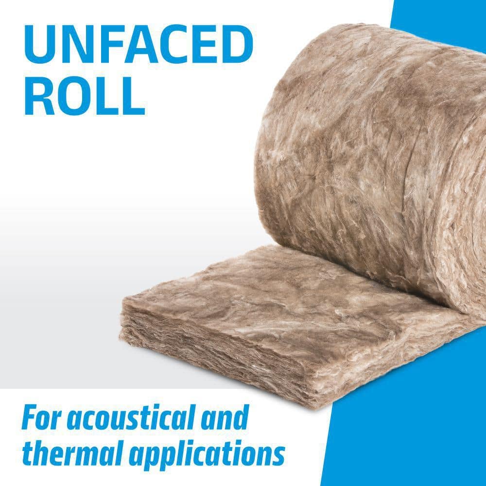 Knauf Insulation R-30 EcoRoll Unfaced Fiberglass Insulation Roll, 10 in. x 15 in. x 22 ft, 27.5 sq. ft. Coverage