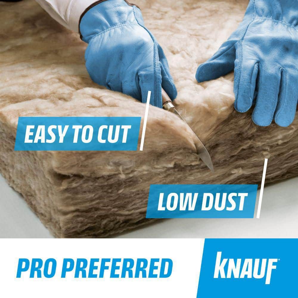 Knauf Insulation R-30 EcoBatt Kraft Faced Fiberglass Insulation Batts, 8-1/4 in x 23 in x 48 in, 84.33 sq ft