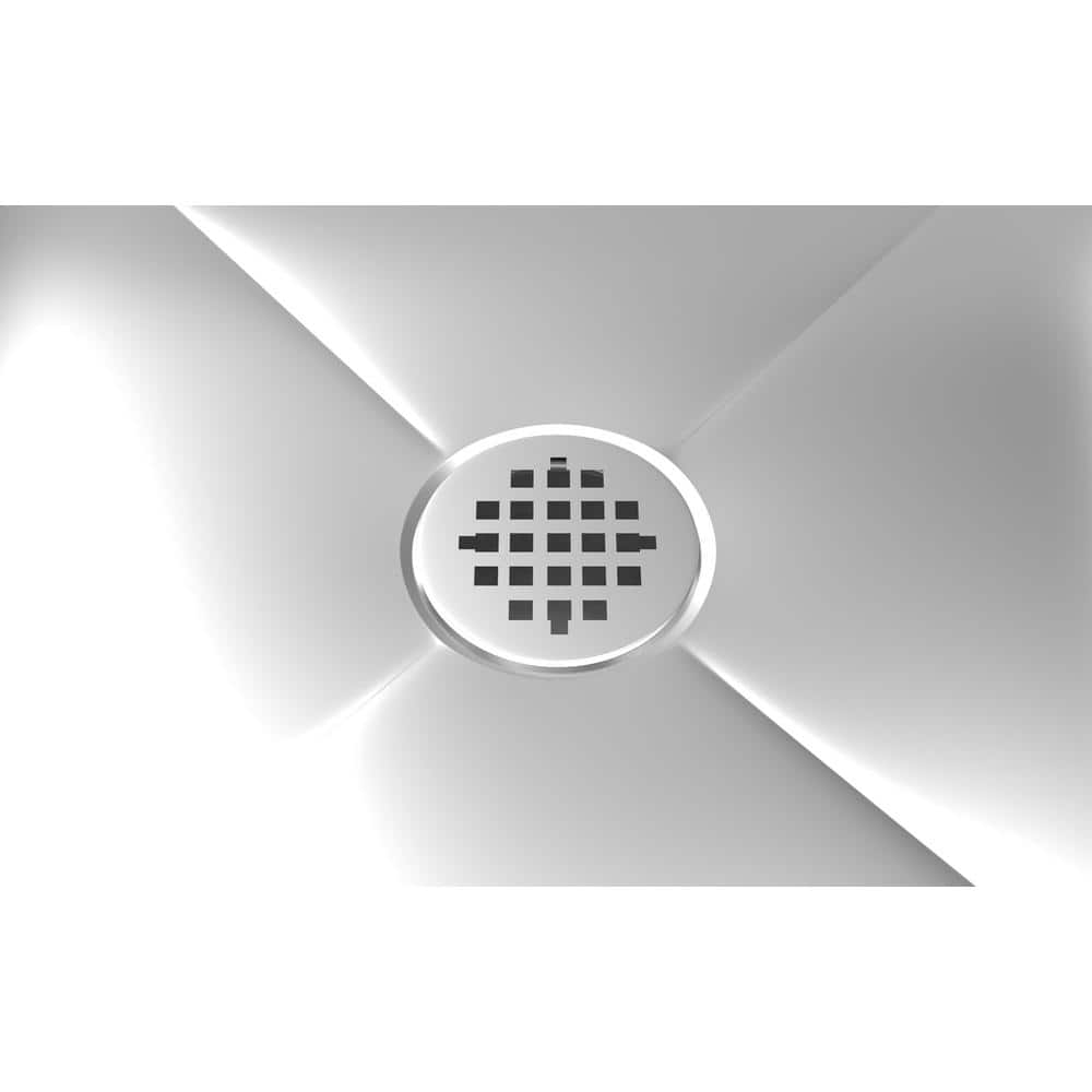 Koolmore Commercial Floor Mop Sink 18-Gauge Stainless Steel with Wall-Mount Clip