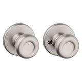 Kwikset Tylo Polished Brass Passage Hall/Closet Door Knob with Microban Antimicrobial Technology