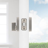 Kwikset Downtown Satin Nickel Single Cylinder Deadbolt featuring SmartKey Security with Microban Antimicrobial Technology